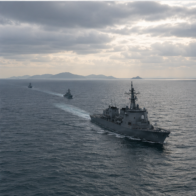 記事「海自艦の台湾海峡通過は日本の何を変えるのか: 中国の抗議より先に見るべきシグナル」のビジュアル要約