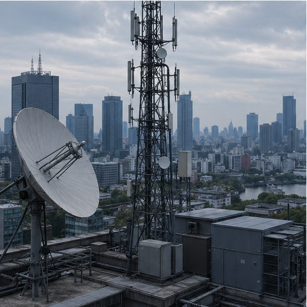 Telecom and media infrastructure in an urban setting