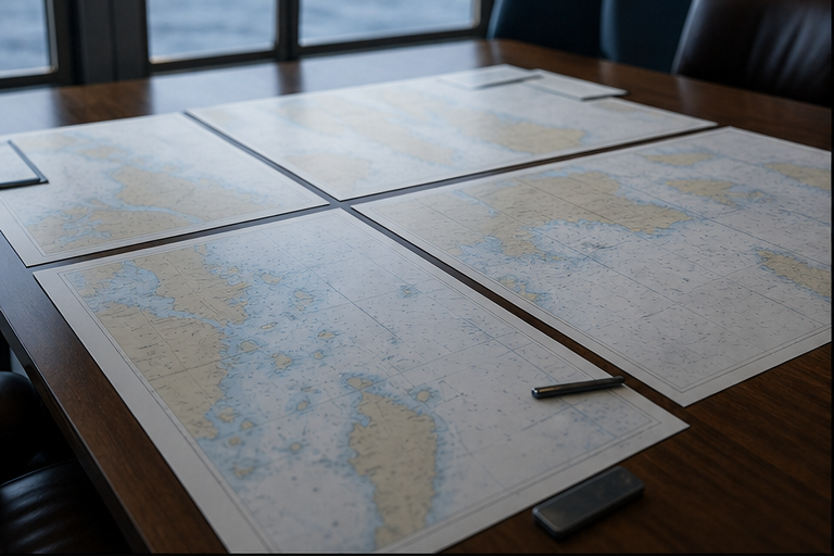 Japan Philippines maritime boundary and sea lane visual