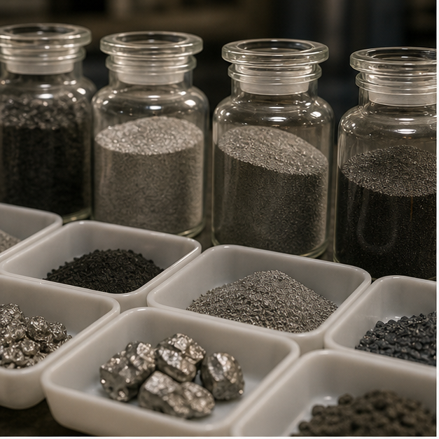 Tungsten supply chain and manufacturing visual