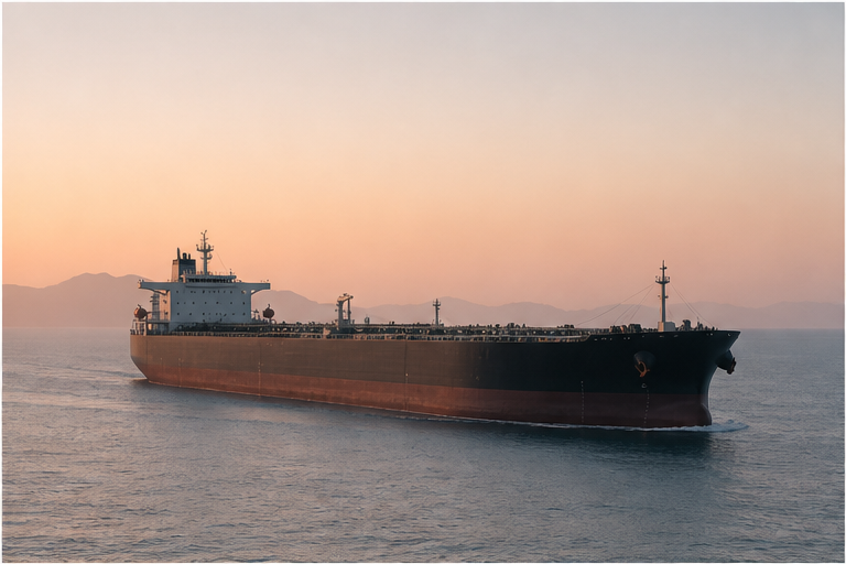 Hormuz tanker flow insurance and refinery operations scene panel 1