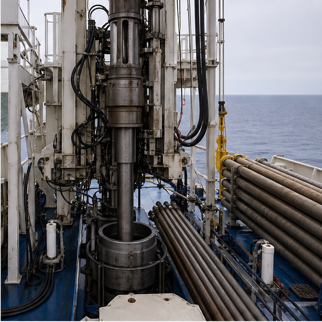 Deep sea mineral research vessel and rare earth sample infrastructure