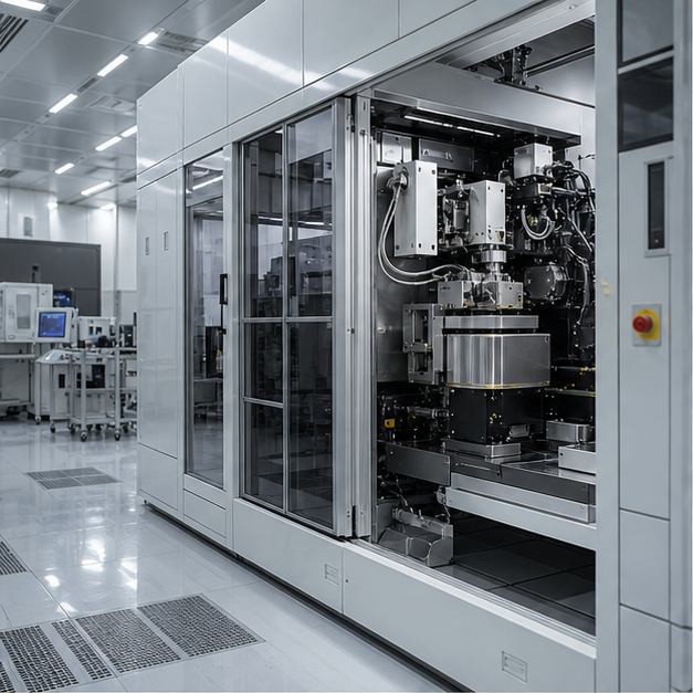 Generic semiconductor lithography machine in a cleanroom.