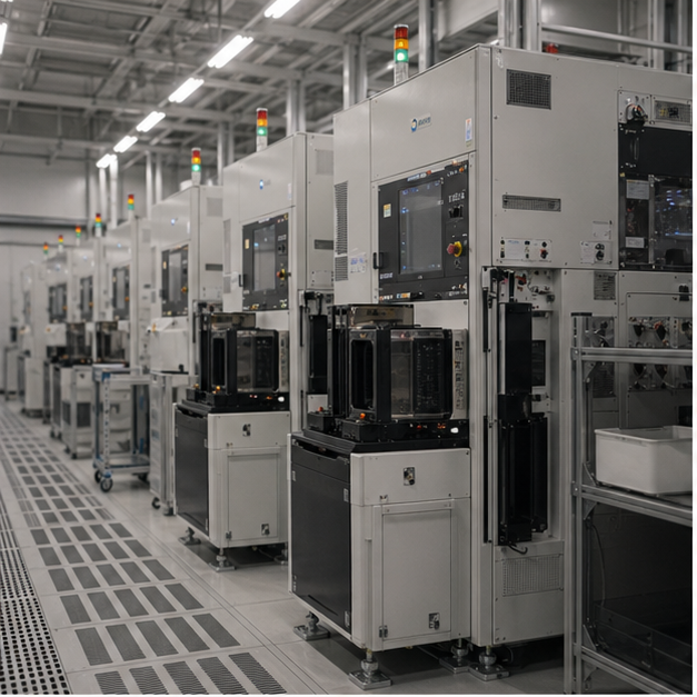 Semiconductor equipment bay with no branding