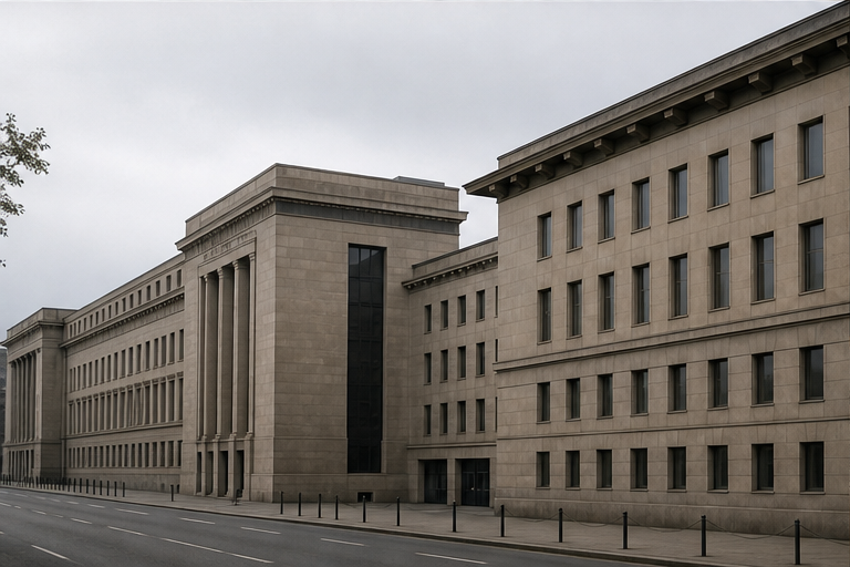 Neutral government buildings for historical analysis