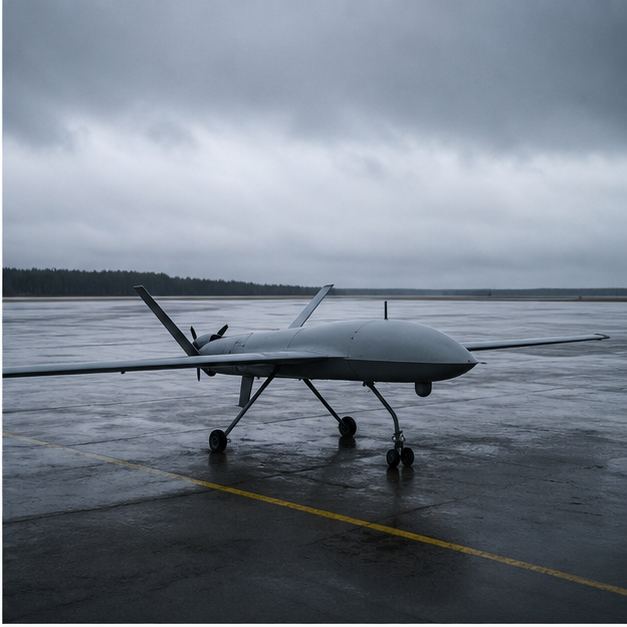 Air defense monitoring for stray drones and alerts