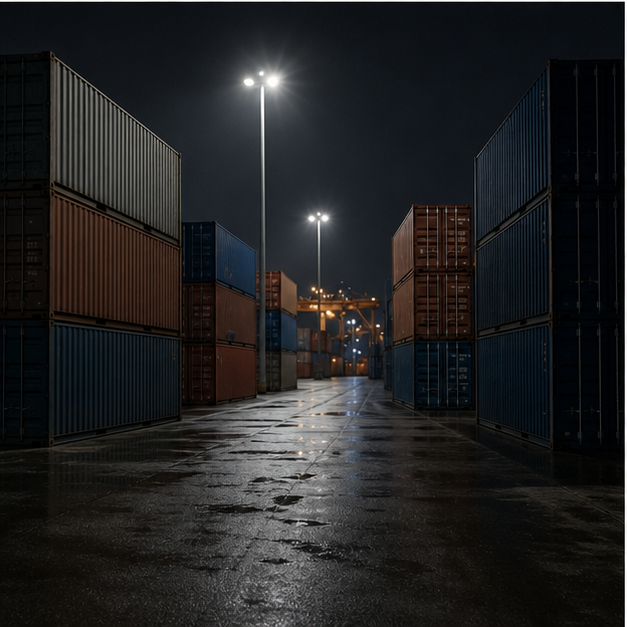 Semiconductor export control and logistics visual