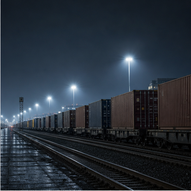 Empty diplomatic rooms and Eurasian logistics infrastructure