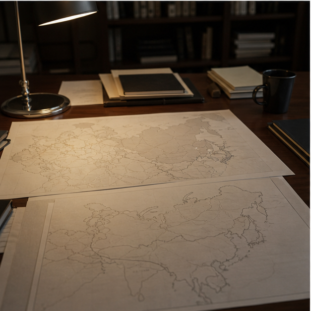 Empty diplomatic rooms and Eurasian logistics infrastructure