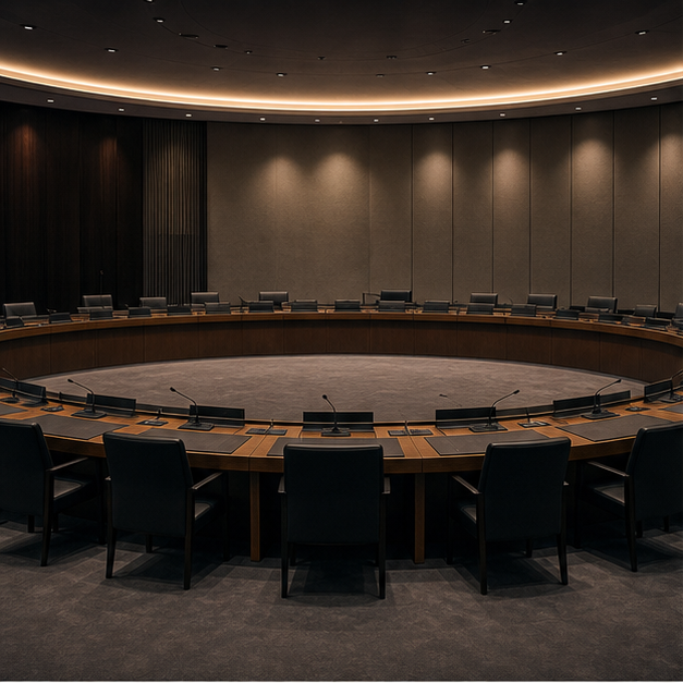 International council and Japan security criticism visual
