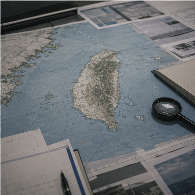 Map and readiness planning workspace focused on Taiwan and nearby islands