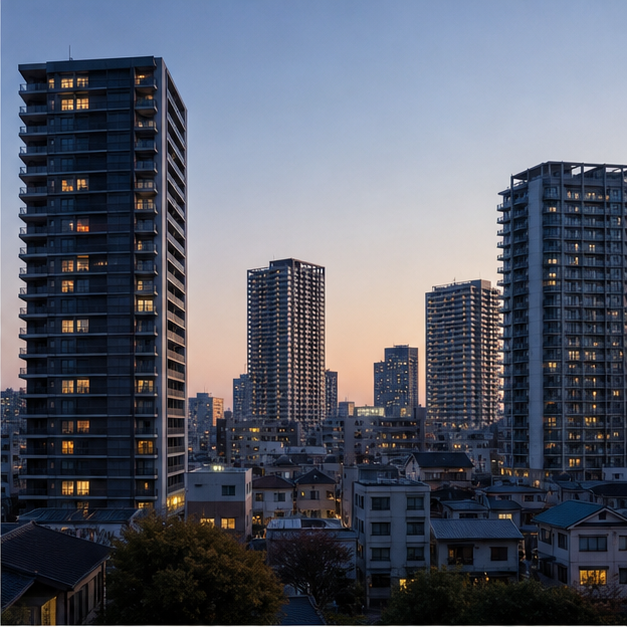 Tokyo housing cost and rent inflation visual