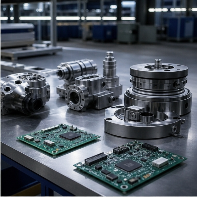 Industrial crates and precision components for dual-use export control analysis