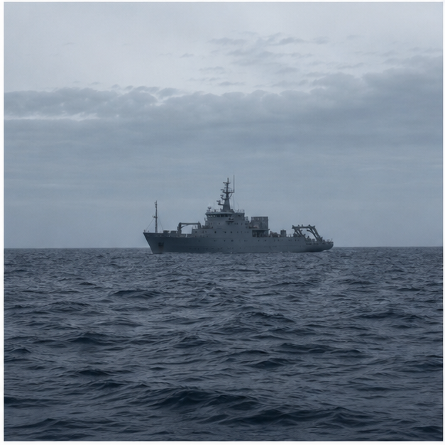 Hydrographic survey and undersea cable security east of Taiwan