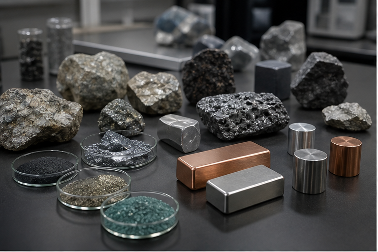 Critical minerals recycling and industrial supply chain