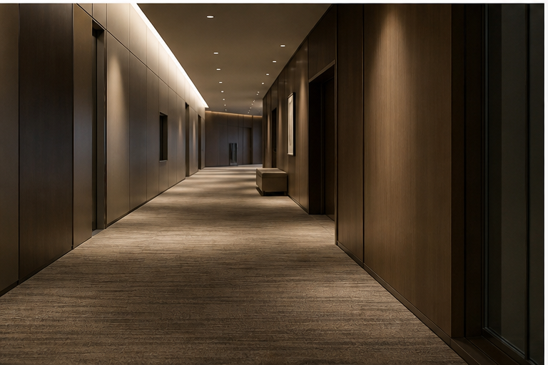 Security conference rooms and regional map imagery
