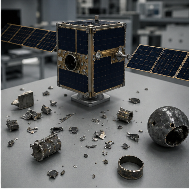 Editorial image of satellite infrastructure and launch autonomy