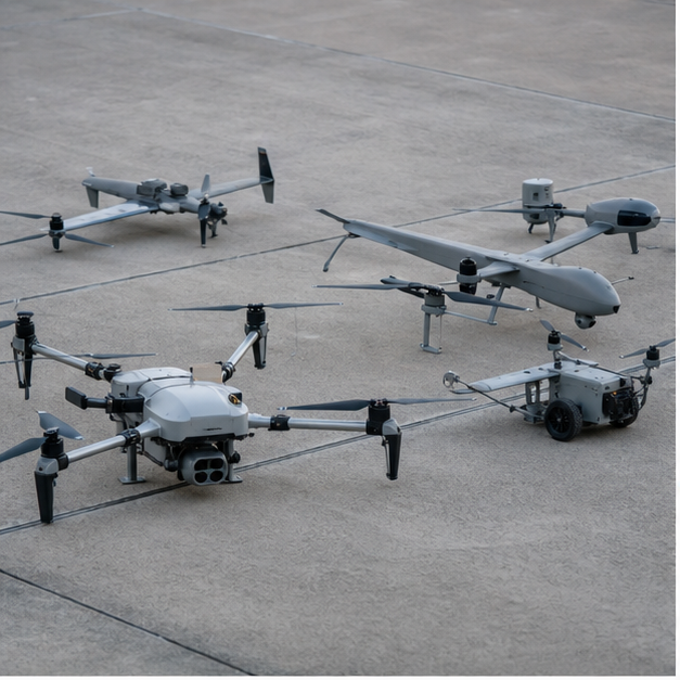Drone operations and base resilience equipment