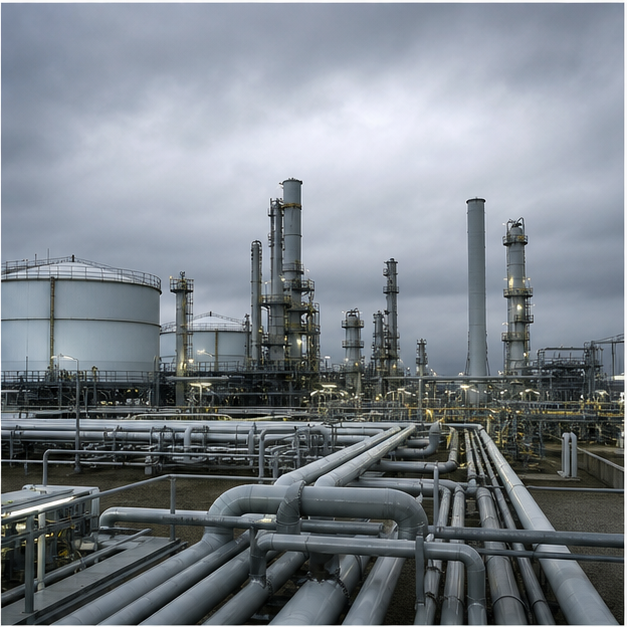 LNG and energy infrastructure at port