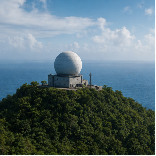 Pacific radar infrastructure and island maritime security