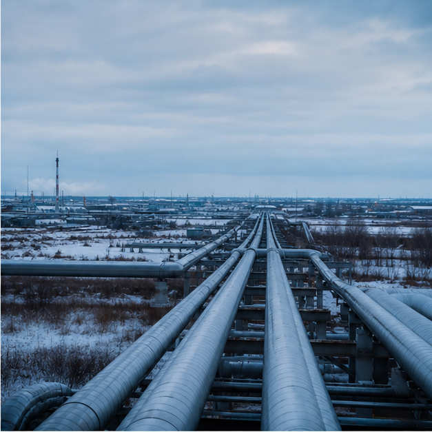 Editorial image of pipeline infrastructure and fuel logistics