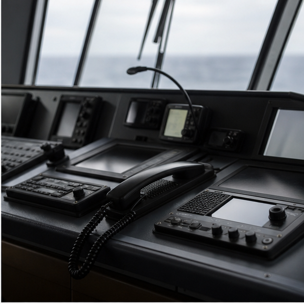 Merchant shipping and maritime communication near Taiwan sea lanes