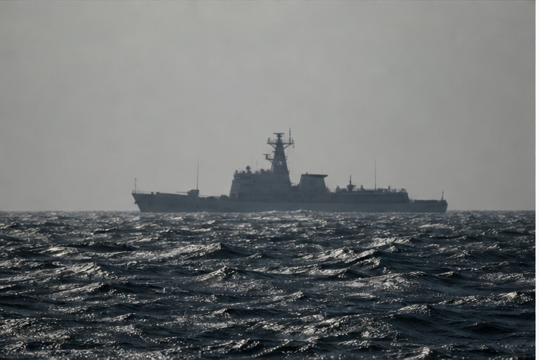 Commercial shipping near Taiwan waters