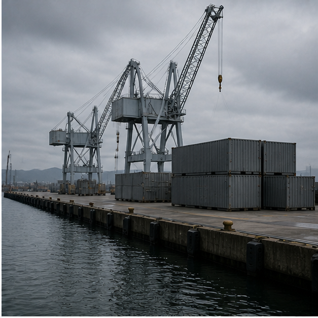 Stockpile logistics and first island chain cargo readiness