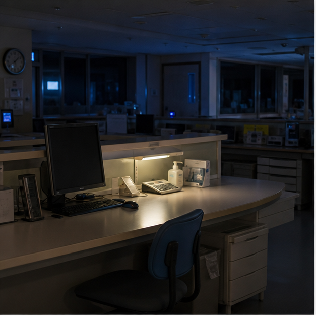 Editorial image of workforce support and late-night workplace infrastructure