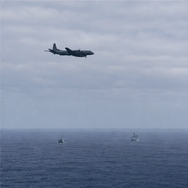 記事「中ロ4隻が日本EEZ内を航行、中国艦が射撃訓練 日本の太平洋監視は何が変わるのか」のビジュアル要約